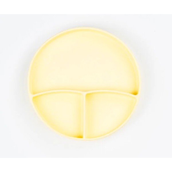 Sarı 3’lü Silikon Yemek Seti – Önlük + Diş Kaşıyıcılı Kaşık + Vakumlu Tabak - 4